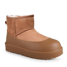 FLEX BOOT GUARD UGG 부츠와 호환 방수 실리콘 고무 신발 커버 재사용 가능한 업그레이드 오버슈즈 미끄럼 방지 세탁 가능 여성 남성용 (XXS (빅 키즈 13, S (Women 7-9), Clear