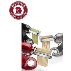 Kitchenaid KPRA Pasta Roller and cutter for Spaghetti and Fettuccine, One Color_One Size, One Color_One Size