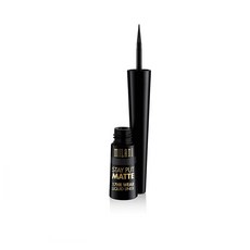 Milani Stay Put Matte Liquid Eyeliner-Black, 1팩, 상세참조