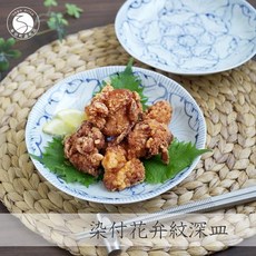【고향 납세】 그러한 가마 염색 꽃잎 문문 6.5 치수 깊은 접시 2 장 세트 형 일상 사용의 모란이나 부유, 2개