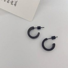 써지컬볼드링귀걸이