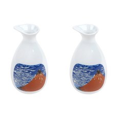 일본풍 화산 도자기 독구리 사케 전통주 도쿠리 술병 300ml 2P세트, 2개
