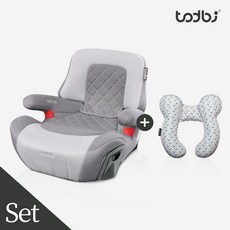 토드비 뉴코쿤 ISOFIX 주니어 카시트+넥필로우 셋트 주니어카시트, 뉴코쿤 그레이+넥필로우 셋트