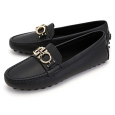 페라가모 간치니 BERRA 1CM NERO 0693761 여자 드라이빙 슈즈