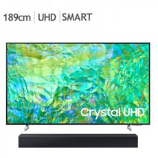 삼성 189cm 스탠드형 Crystal UHD TV KU75UC8000FXKR /전국무료배송설치