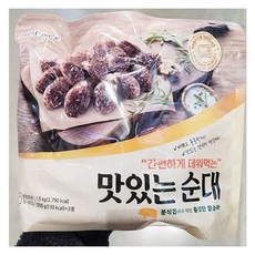 보승 보승 간편하게 데워먹는 맛있는 순대 1.5kg, 아이스보냉백포장, 1개