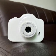 HD듀얼카메라 키즈토이카메라 레트로 감성 뉴진스디토 미니카메라 (3color), 화이트 메모리카드 X, 1개