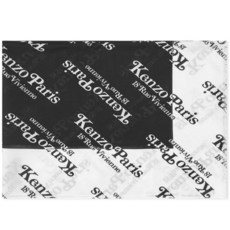 Kenzo Paris Kenzo Stole Logo Scarf - Black