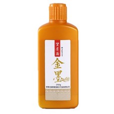 서예 동양화 금색 골드 먹물 금먹 잉크 캘리그래피 황금 250ml, 1개