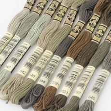 퀼팅맘 DMC 25번 십자수 면사 (브라운계열 10종), 642