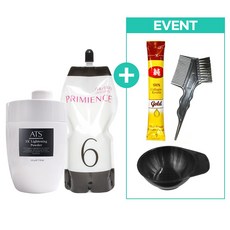 르에쓰 3X 탈색약 500g+시세이도 산화제 1000ml+코겐순콜라겐+염색볼+염색솔, 1개, 500g