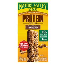 Nature Valley 네이쳐밸리 코스트코 프로틴바 단백질바 피넛버터 다크초코 30바