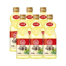 해표 [사조대림]해표 콩기름(식용유) 500ml x 4병, 6병