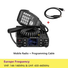 Retevis RT95 아마추어 햄 무전기 차량용 듀얼밴드 무전기 햄 아마추어무선 UHF VHF 워키토키 Ham Radio Walkie Talkie 아마추어햄무전기차량용 25W, 2.EU Frequency, 2.EU Frequency, 2.EU Frequency