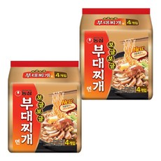 농심 보글보글 부대찌개면 127g X 8봉, 8개