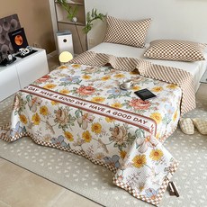 오렌지색쿠션커버