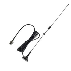 STKyaesu kenwood 용 144mhz / 430mhz 듀얼 밴드 bnc 남성용 VHF / UHF 자석 안테나, 단일상품