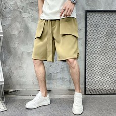 남자실크반바지