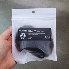 노브랜드 머리끈 50개입
