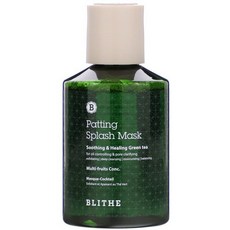 블라이드 패팅 스플래시 마스크 수딩 ＆ 힐링 그린티 5.07 fl.oz(150ml) Blithe Patting Splash Mask Soothing ＆ Healing Green Tea 5.07 fl.oz(150ml), 1개, 1개입