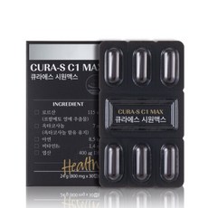 큐라에스 시원맥스 쏘팔메토 로르산 옥타코사놀 전립선, 1개, 30정