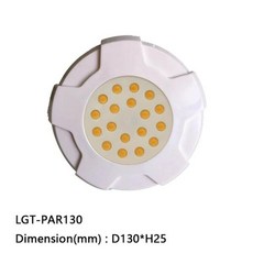 Inground 매다는 IP68 수중 수영장 스파 조명 dc12 v 충전 야외 미니 램프 케이블 포함, 01 9W_01 White Light, 1개