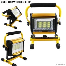 작업등 LED 100W 투광기 충전식 캠핑 랜턴 W808 100LED, 상세페이지 참조