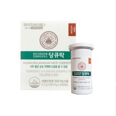 [정품발송] 와이즈바이옴 마이크로바이옴 프로바이오틱스 당큐락 190mg x 30캡슐 RX 418575, 1개, 30정