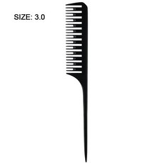 정전기 방지 헤어 커팅 빗 하이라이트 미용실 이발소, 2.SIZE 3, 1개