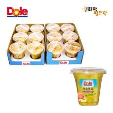 dole 후룻컵 복숭아 198g, 12개