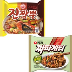오뚜기 진짬뽕 5개 + 농심 짜파게티 5개, 1개