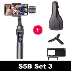 KEELEAD S5B 3 축 짐벌 안정기 줌 컨트롤 iPhone 11 용 핸드 헬드 스마트 폰 삼성 S8 Xiaomi Huawe Go Pro, 03 Set 3_01 폴란드