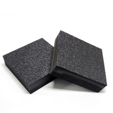 디와이엔텍 공기청정기 소음방지 진동 방진 매트 패드 500x500x27mm 2장, 2개