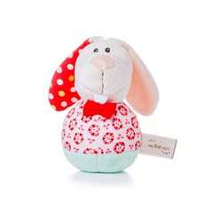니키 버니버니 오뚝이 인형, 혼합 색상, 1개