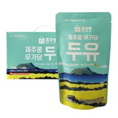 총각네 제주콩 무가당 두유, 190ml, 20개