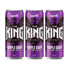 핫식스 더킹 퍼플 그레이프 355ml/ 5캔, 355ml, 5개