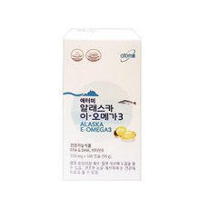 애터미 알래스카 이-오메가3 + 새부리형 마스크 2매, 180정, 1개