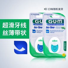 G GUM 초 미 끄 러 움 극세사 이쑤시개 라인 이 빨 제거 선 독립 포장 휴대용 민 트 맛 납 미국 수입 40m, 상세페이지 참조