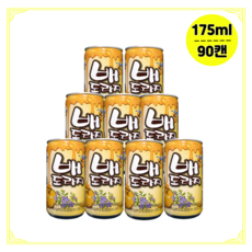 일화 배도라지 미니캔 음료수, 90개, 175ml