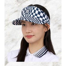 지포어 GFORE DISTORTED CHECK STRETCH TWILL VISOR G4AF23H134-TWLT 여성 체크 스트레치 트윌 바이저 1190661, 단일사이즈