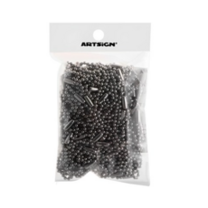 아트사인 100mm 구슬줄, Black(블랙), 1000개
