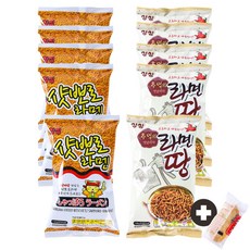 라면땅110g 5봉+샷뽀로라멘110g 5봉 라면스낵(+쌀과자 서비스)