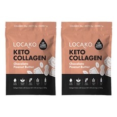 로카코 (Locako) 케토 콜라겐 초콜렛 피넛버터 440g X 2개, 880g, 1세트