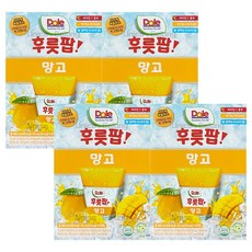Dole 돌 후룻팝 망고 망고팝 얼려먹는주스, 496ml, 4개