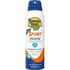 Banana Boat 바나나 Boat 100% 미네랄 선스크린 스포츠 C-스프레이 SPF30 142g, 5개