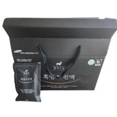 흑색건강 청년농부 흑염소진액 100ml 0개입 14가지 천연재료 흑염소 함량 32.5%, 30개