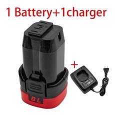 100% 동케 JAVN 배터리 브러시리스 소형 스틸 건 스타터 리튬 18V 2000mah, 02 1 battery-charger, 1개