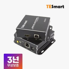 티이스마트 HDMI KVM 리피터 UTP 송수신세트 최대 100M, HDMI KVM 리피터 (WQHD) (HKE1011A7H)