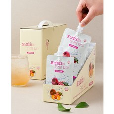 도넛피치에 도넛은 없다 납작복숭아 복숭아즙 100ml 저온추출, 40개