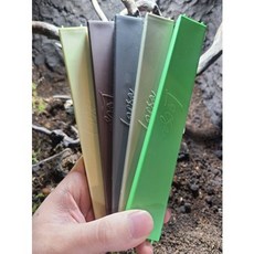 [LOCSA] 플랫 바 엘라스토머 (대) ( 크레스티드게코 플랫바 백업 은신처 ), 검정색, 1개
